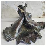Handmade decorative ceramic centerpiece
