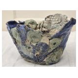 Hand Made Decorative Pottery Abstract Bowl