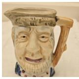 Small Vintage Ceramic Toby Mug