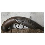Antique Deringer flintlock pocket pistol AS IS