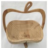 Bonnie & Pop New York collapsible wooden basket