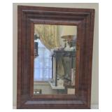 19th century Mahogany framed mirror