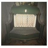 Porcelain gas fireplace