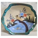 Japanese ceramic bowl handpainted