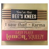 3 decorative wall decor