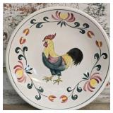 Ironstone Hand Painted Japanese Rooster Bowl