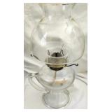 antique clear glass oil