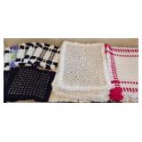 Handmade hot plate mats and place mats