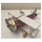 Gorgeous stained glass like airplane
