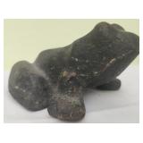Cast iron metal frog