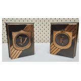 Vintage Art Deco style bookends