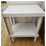 Vintage style white table