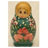 Hand Painted Wooden Russian Nesting Doll