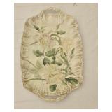 A K France Ceramic Floral Platter