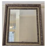 Large Wood Framed Decorative Mirror