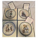 Lot of 4 Hummel collector plates