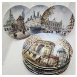 8 Vintage Louis Dali collector porcelain plates