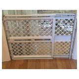Child proof plastic gate