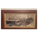 Framed print ' HUNTING REVERIE ' BY HENK BOS
