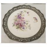 Antique porcelain gallery tray