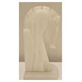 Vintage marble horse head
