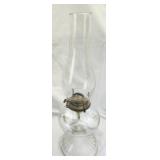 Antique clear glass oil