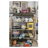 Shelves and contents  of miscellaneous