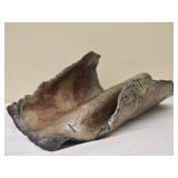 Raku Fired Glazed Ceramic Sculpture