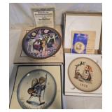 Lot of collector plates1978 & 1982 Hummel