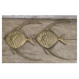 Pair of Brass Angel Fish