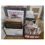 Lot of pictures frames & greeting cards