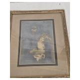 framed vintage photograph