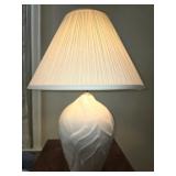 Ceramic Table Top Lamp with Shade tested and works