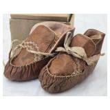Early 1900s Leather Childrens Shoes