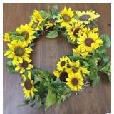 Sunflower wreath