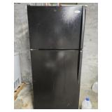 Whirlpool black fridge / freezer combo
