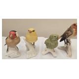 Set of 4 Goebel porcelain birds