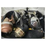 Pan of fishing reels