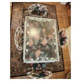 Vintage wrought iron patio / dining set