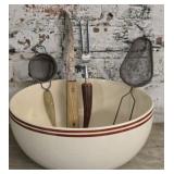 VNTG Abcott Cookware SIENNA Pottery & Utensils