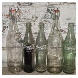 Estate Lot of 5 Misc Coke & Geyer Freres Bottles