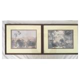 Lot of 2 Framed Pictures