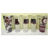 5 Alabama Crimson Tide plastic tumblers