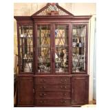 VNTG Century Mahogany China Cabinet CABINET ONLY