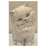 Ceramic white cat decor