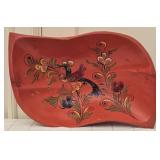 Hand Painted Wooden Decorative Bowl