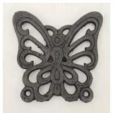 Tiny Cast Iron Butterfly Trivet