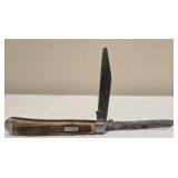 Vintage gescut double blade pocket knife