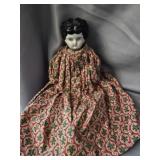 Antique porcelain face doll