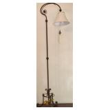 Wrought iron floor lamp